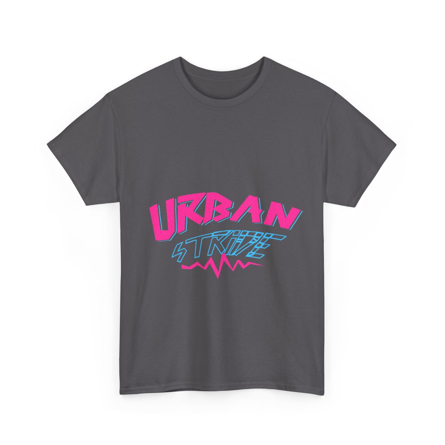 T-shirt con scritta "UrbanStride Neon Pulse"