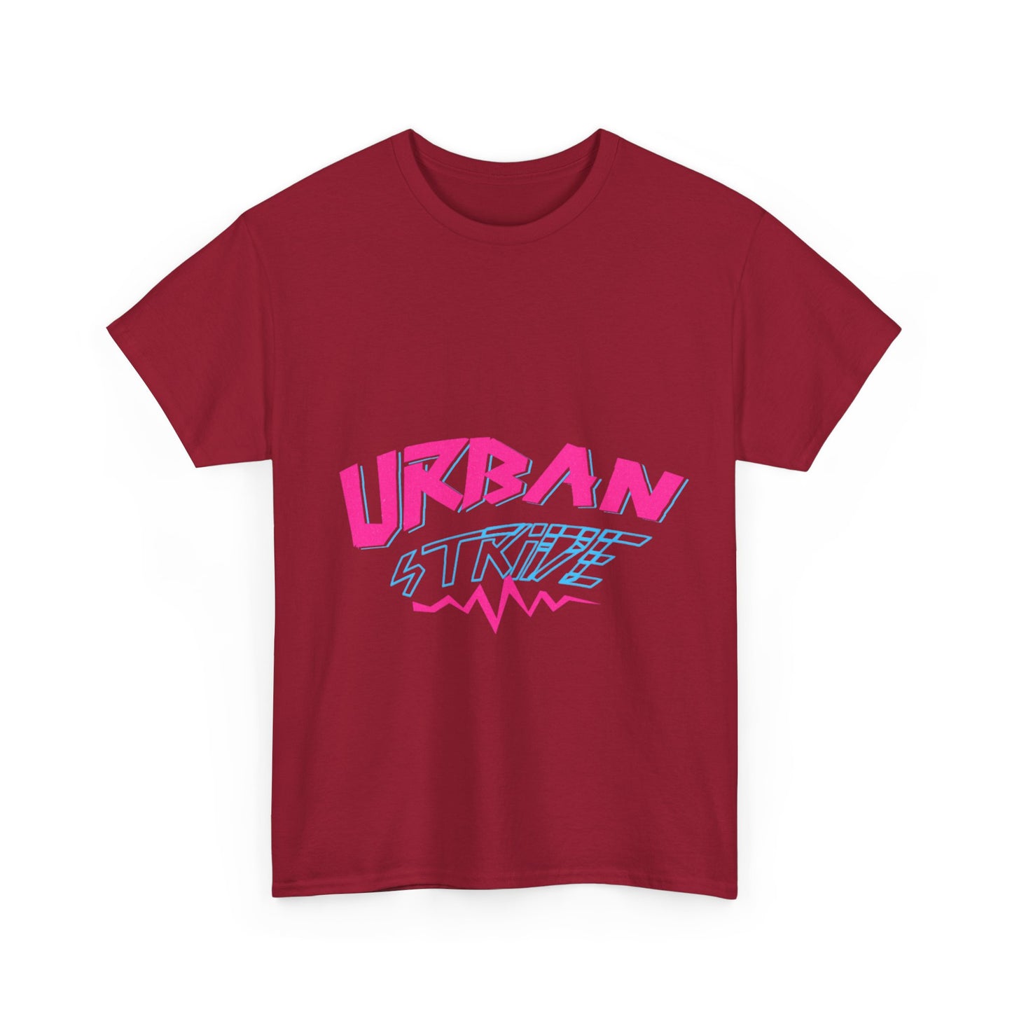 T-shirt con scritta "UrbanStride Neon Pulse"