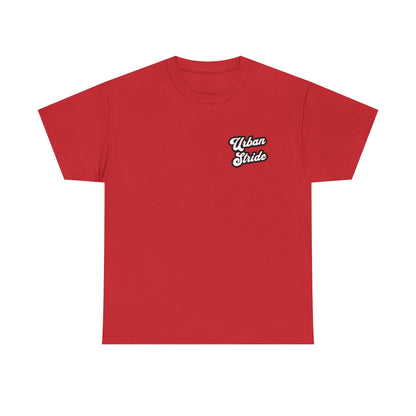 T-shirt con scritta "urbanstride " stile firma