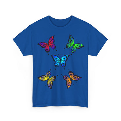 T-shirt con scritta "UrbanStride Butterfly Vibes