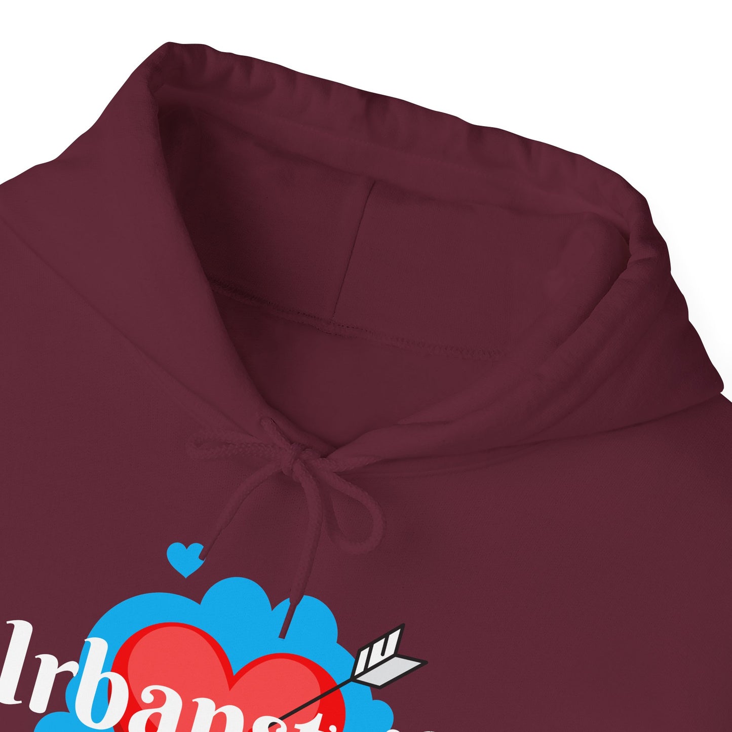 Felpa con logo "URBANSTRIDE" e cuore