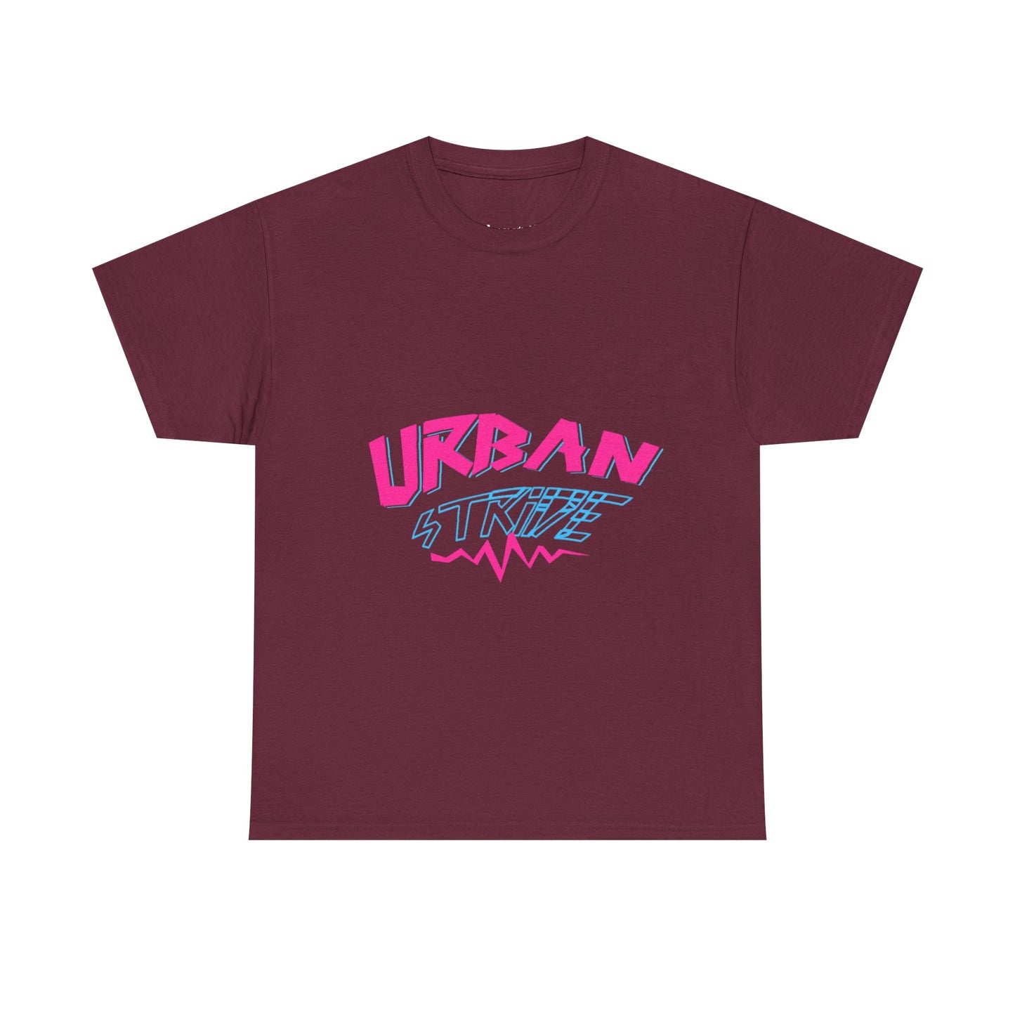 T-shirt con scritta "UrbanStride Neon Pulse"