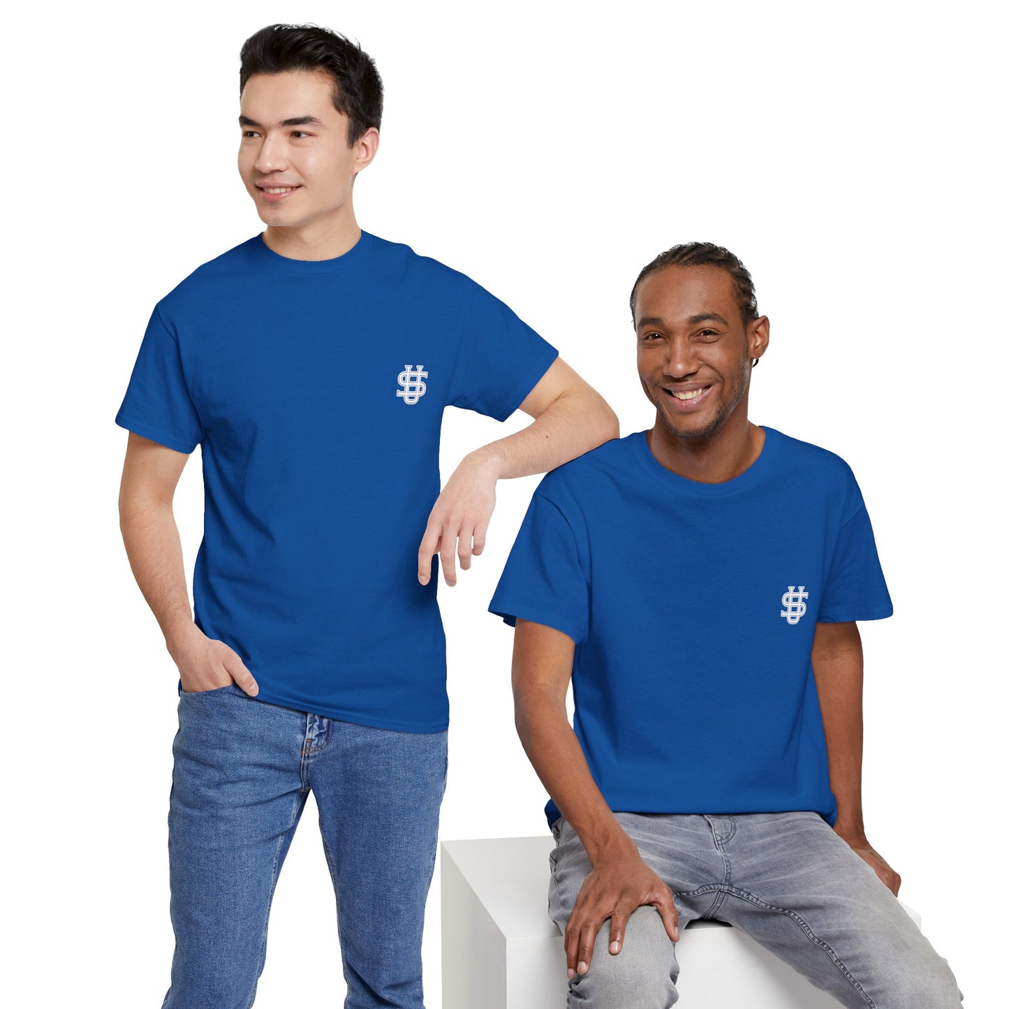 T-shirt con scritta "Urbanstride abbreviata U.S "