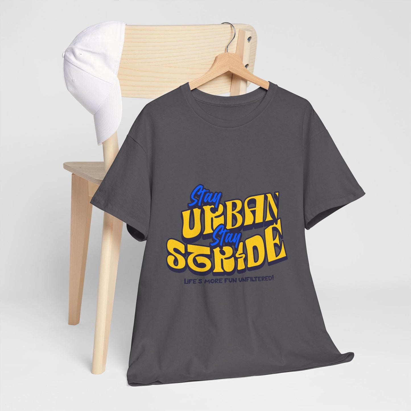 T-shirt con scritta  Stay urban Stay stride