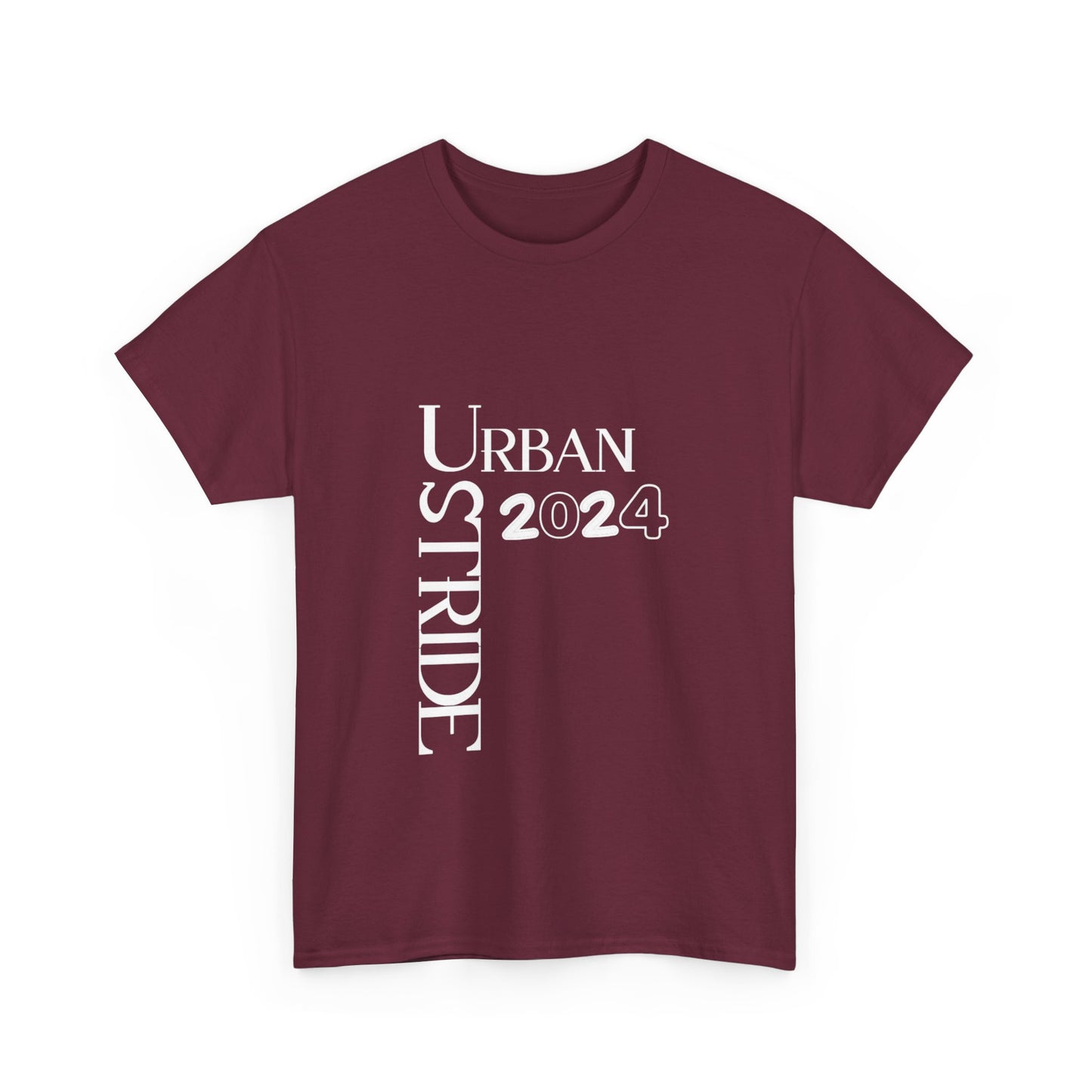 T-shirt con scritta "Urbanstride" red & black