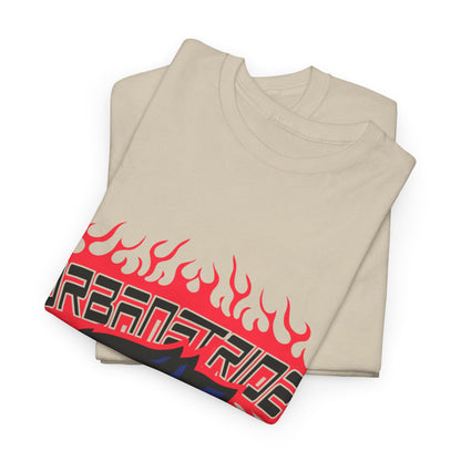 T-shirt con scritta "Urbanstride" e aquila