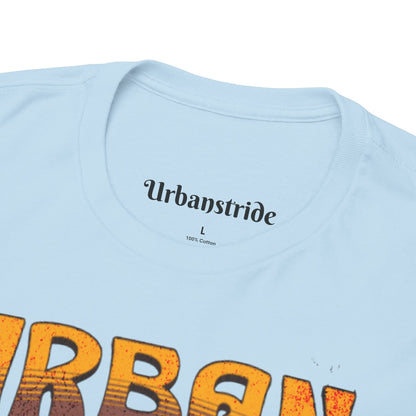 T-shirt con scritta "Urbanstride" e cane