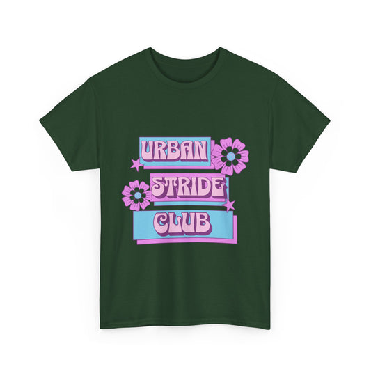 T-shirt con scritta "Urbanstride club"