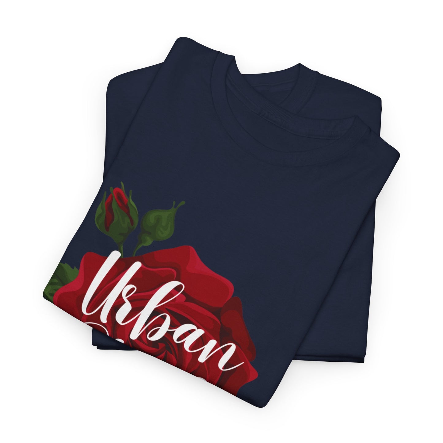 T-shirt con scritta "UrbanStride Vintage Flower