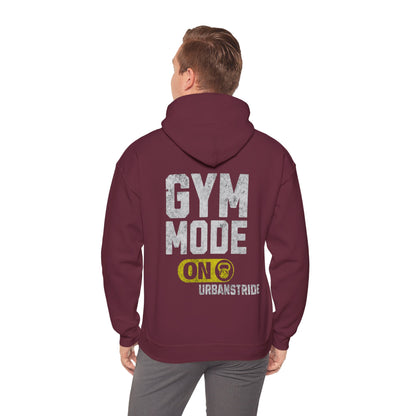 Felpa con scritta "Gym mode on"