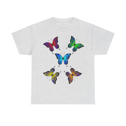 T-shirt con scritta "UrbanStride Butterfly Vibes
