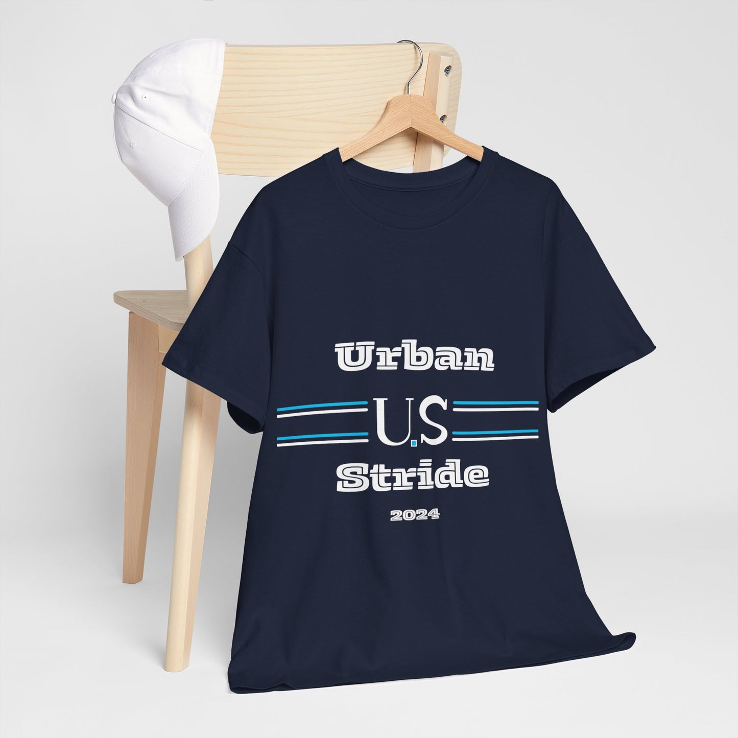 T-shirt con scritta "urbanstride " abbreviata U.S
