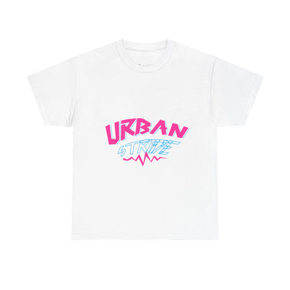 T-shirt con scritta "UrbanStride Neon Pulse"