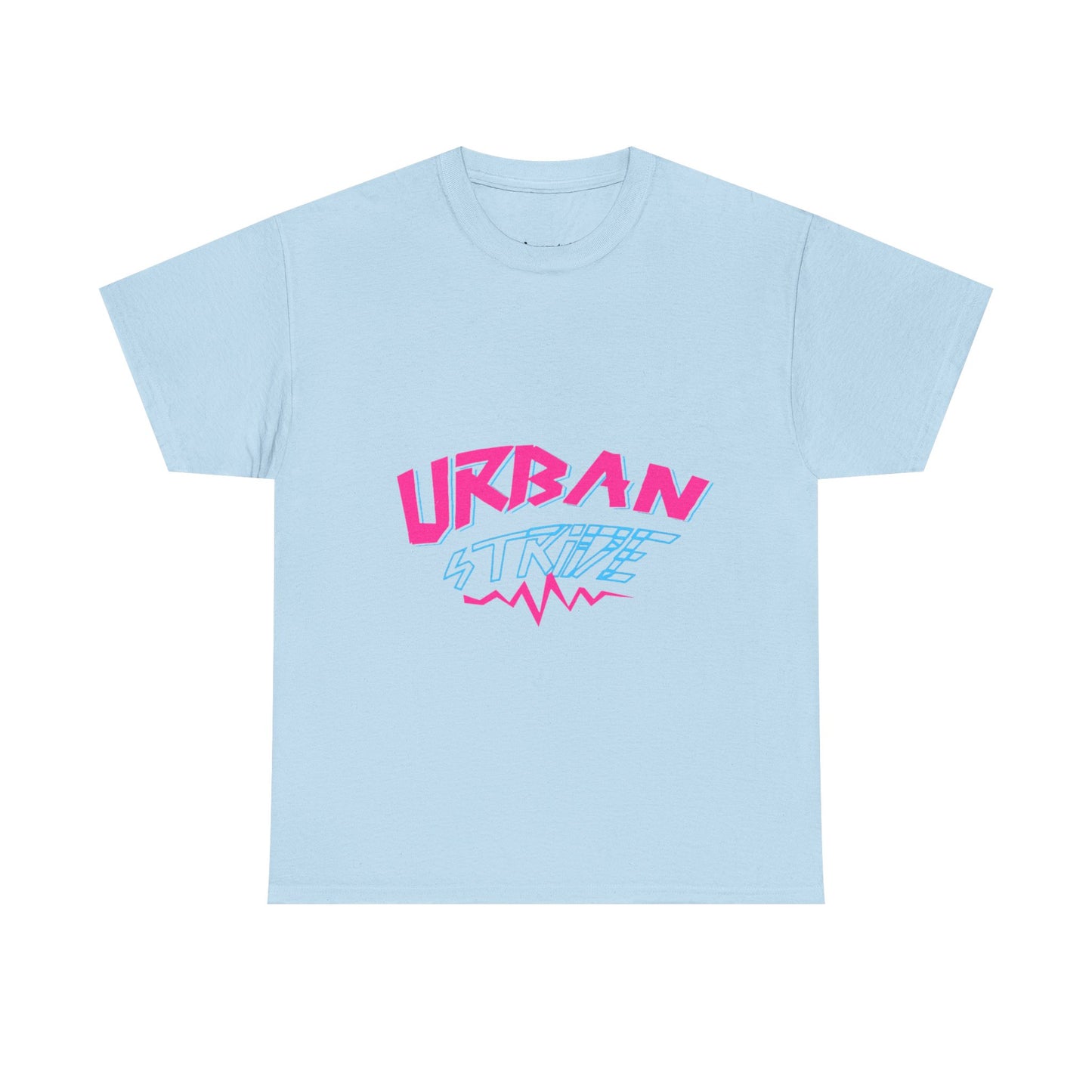 T-shirt con scritta "UrbanStride Neon Pulse"