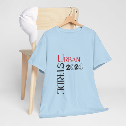 T-shirt con scritta "Urbanstride" red & black