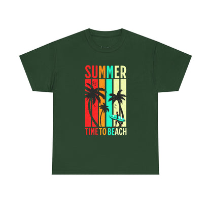 T-shirt con scritta " Summer time to the beach "