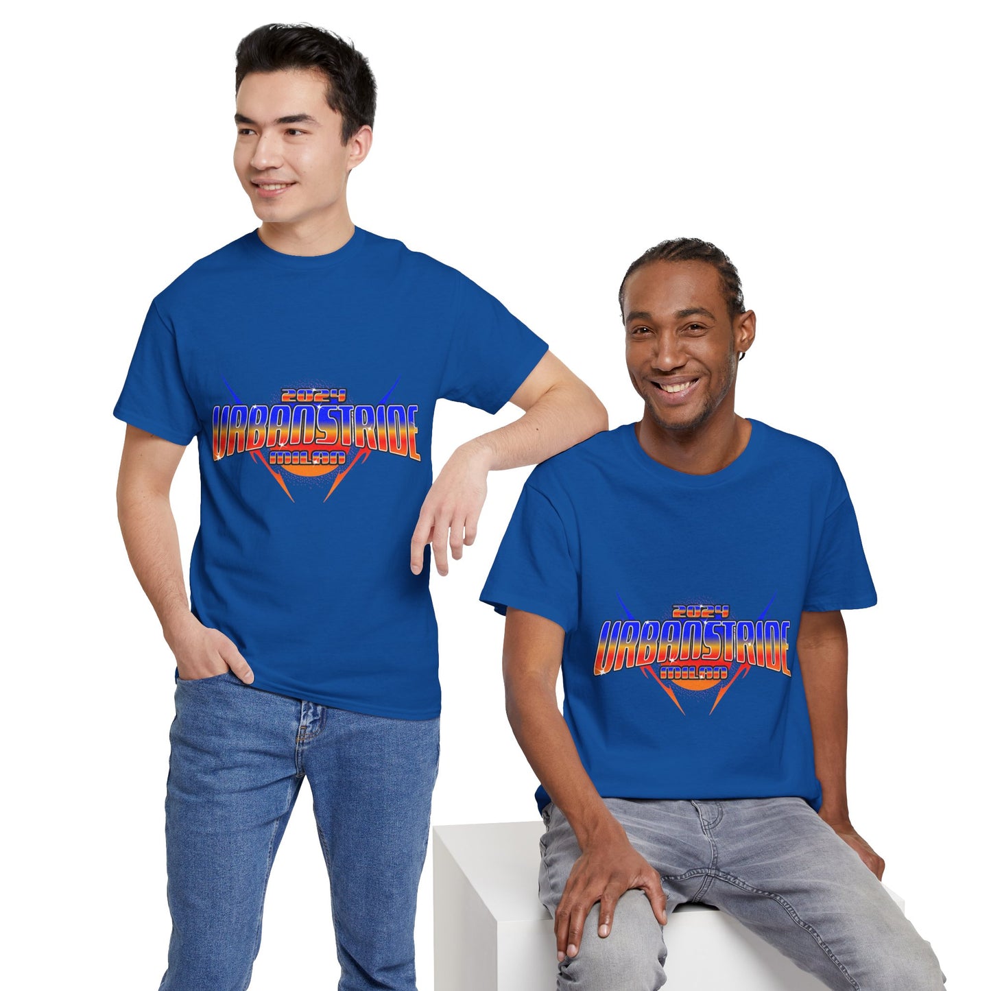 T-shirt con scritta "Urbanstride 2024 Italy"