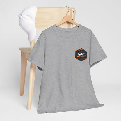 T-shirt Urban Stride® – Logo esagonale vintage in stile aviatore