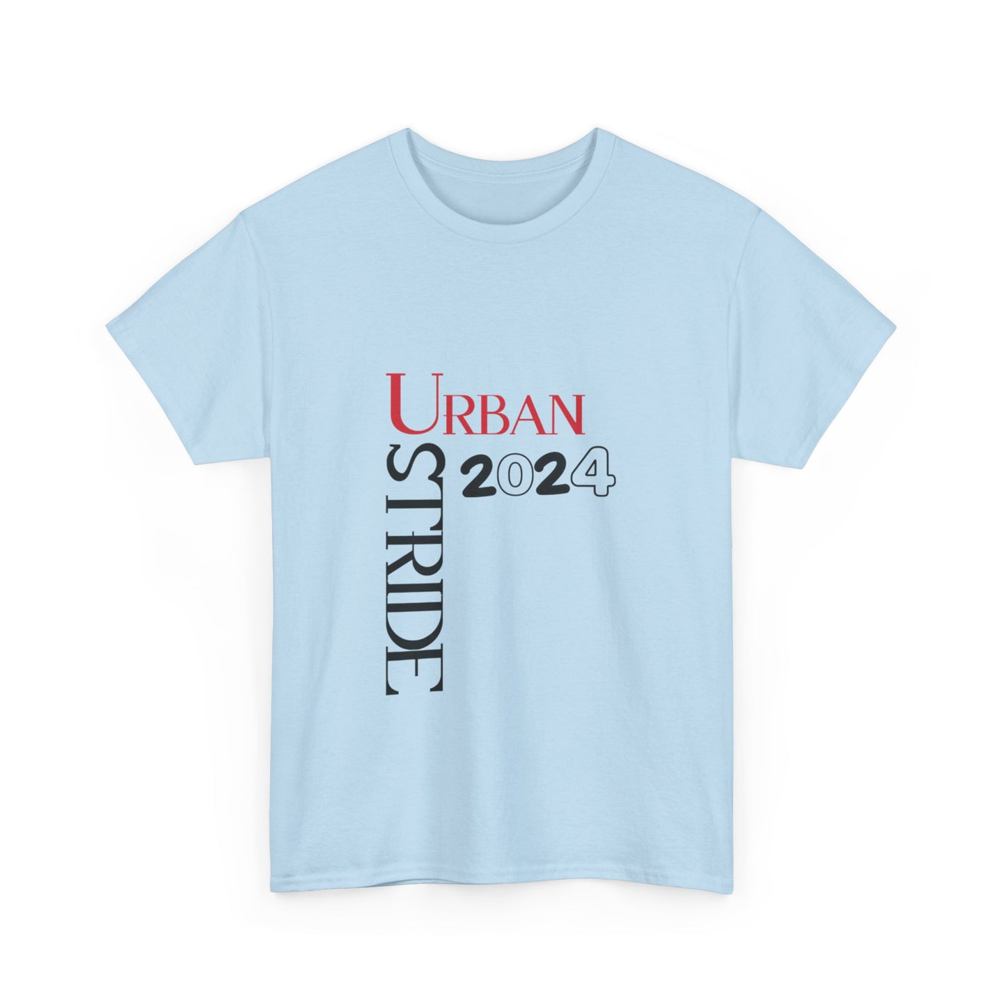 T-shirt con scritta "Urbanstride" red & black