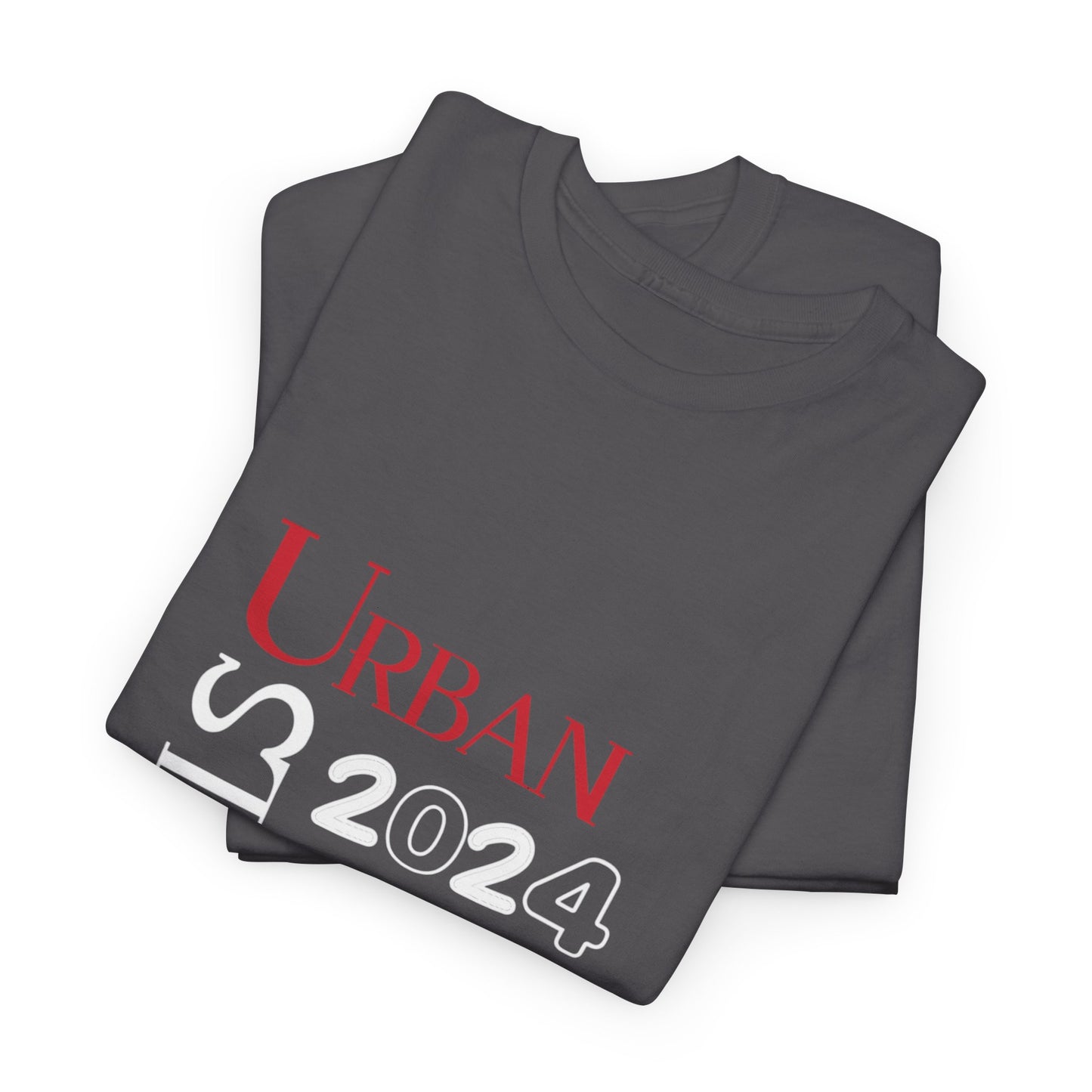 T-shirt con scritta "Urbanstride" red & black