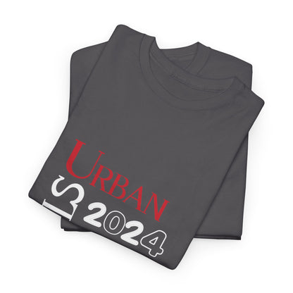 T-shirt con scritta "Urbanstride" red & black