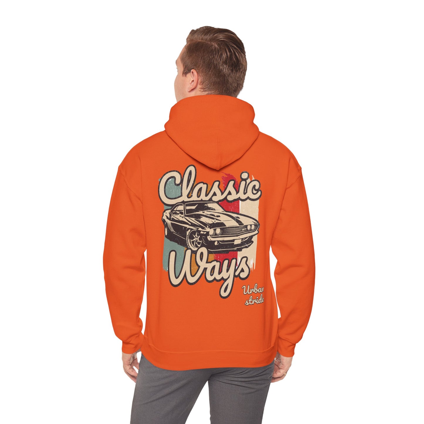 Felpa con scritta "Classic ways"