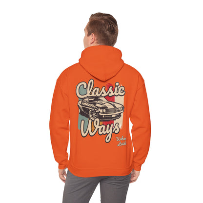Felpa con scritta "Classic ways"