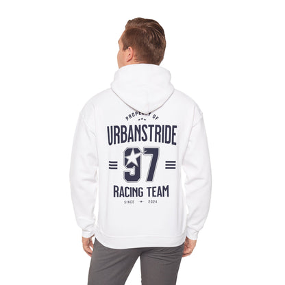 Felpa con scritta "Property of urbanstride 97 racing team since 2024"