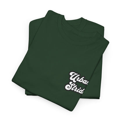 T-shirt con scritta "urbanstride " stile firma