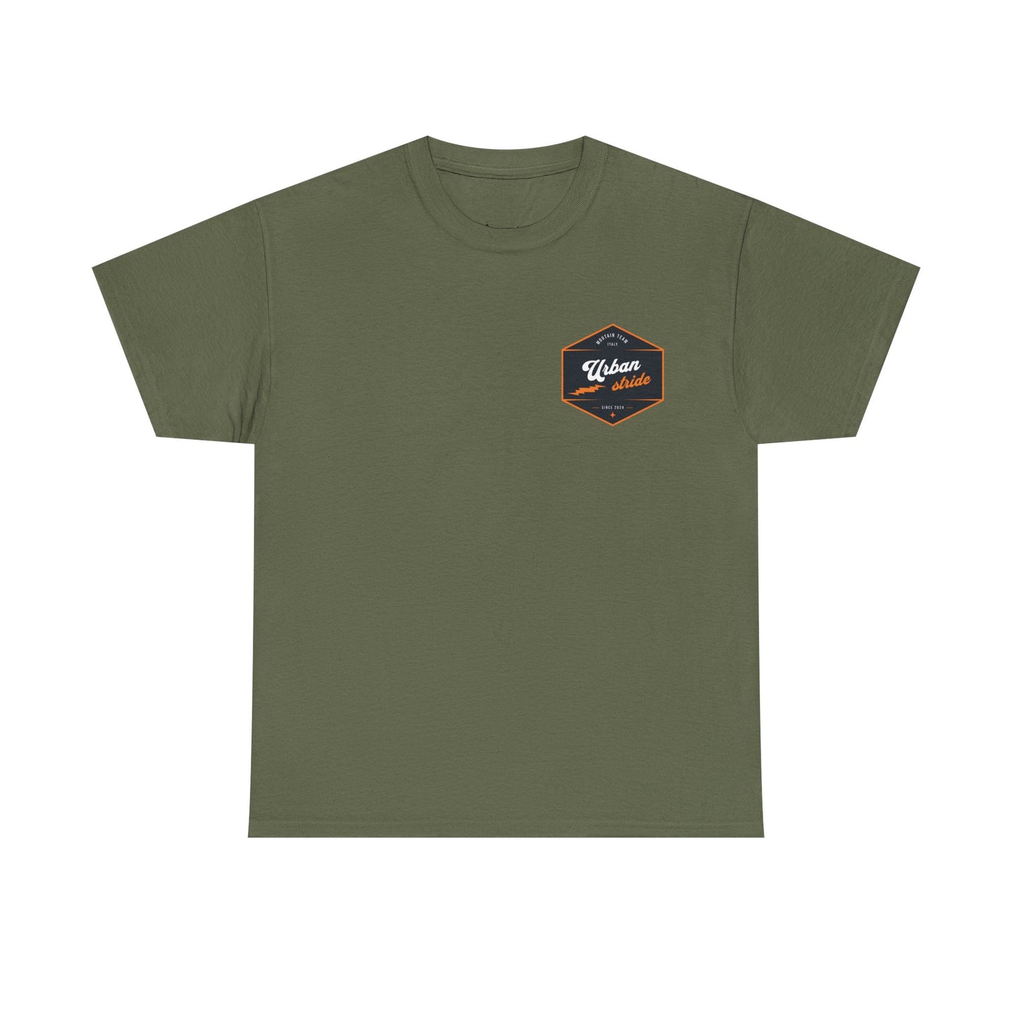 T-shirt Urban Stride® – Logo esagonale vintage in stile aviatore