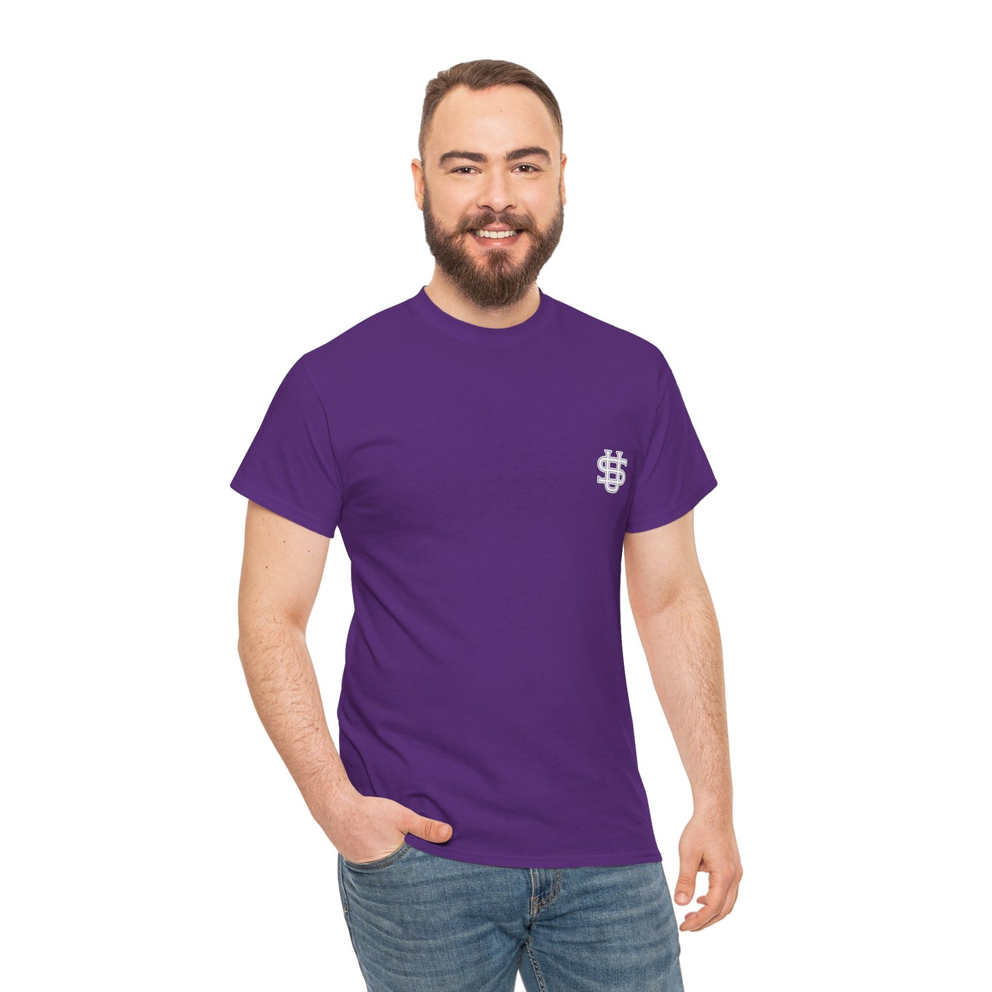 T-shirt con scritta "Urbanstride abbreviata U.S "
