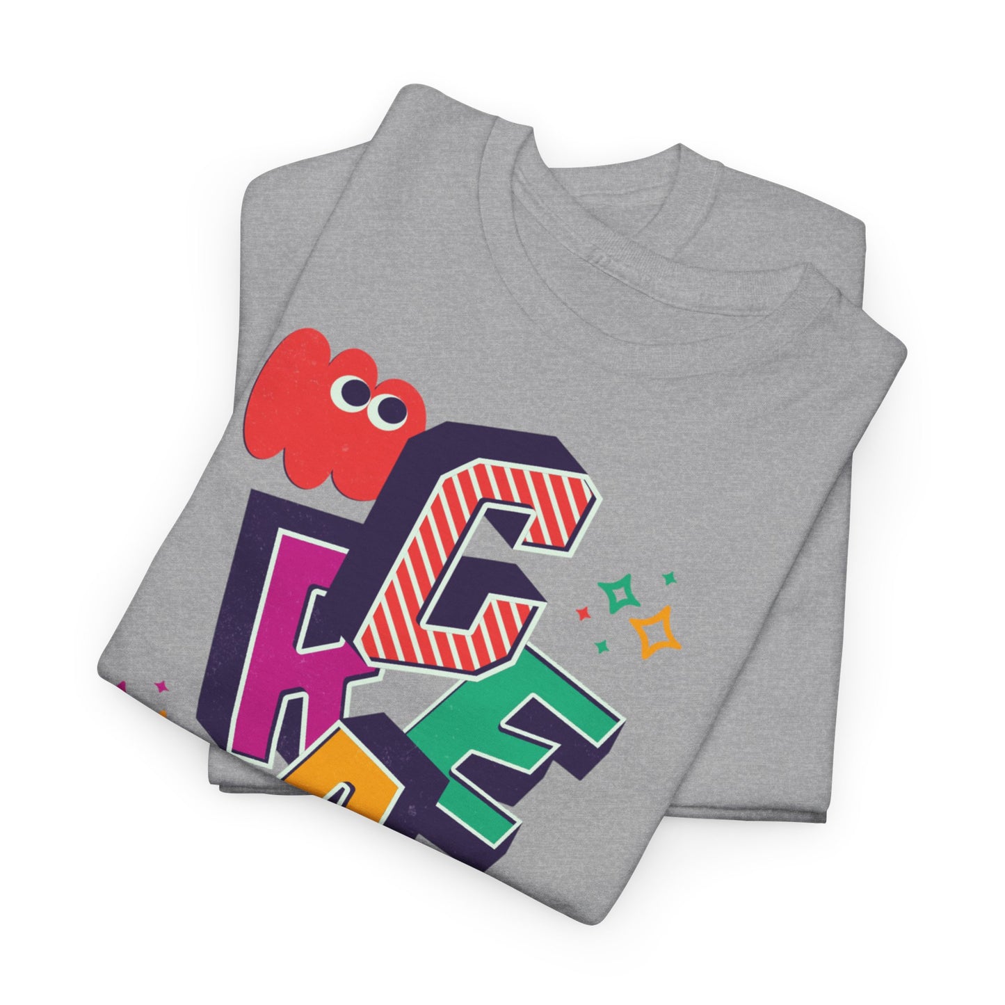 T-shirt con scritta "Create your magic"