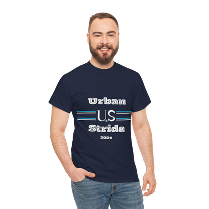 T-shirt con scritta "urbanstride " abbreviata U.S