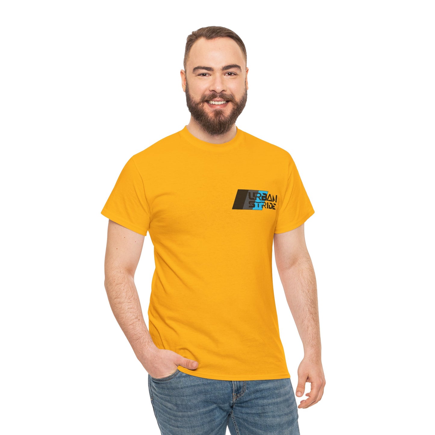 T-shirt con scritta "urbanstride " stile sportivo