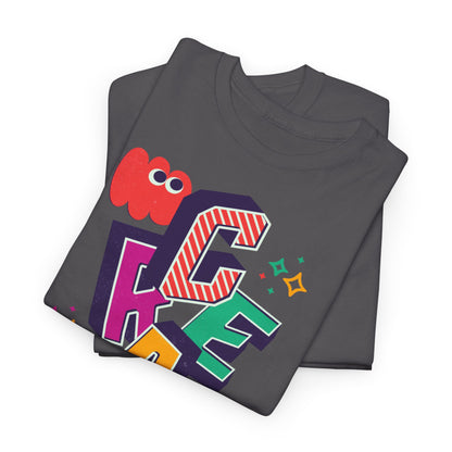 T-shirt con scritta "Create your magic"