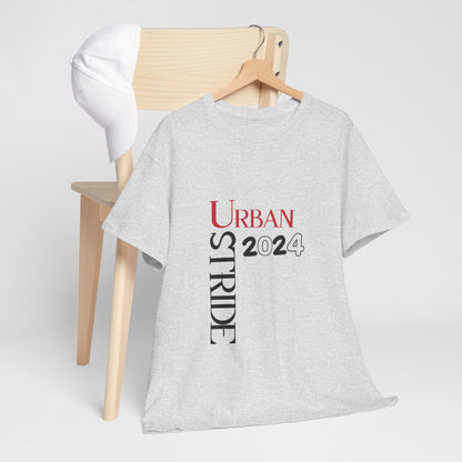 T-shirt con scritta "Urbanstride" red & black