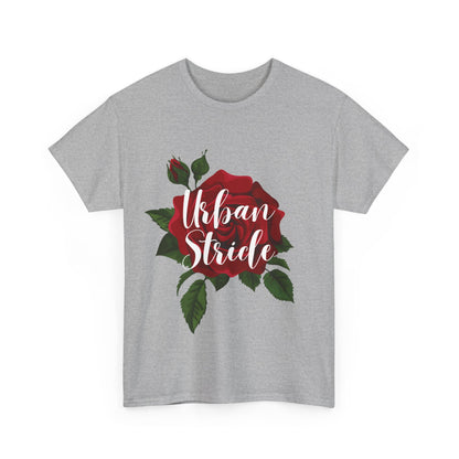 T-shirt con scritta "UrbanStride Vintage Flower