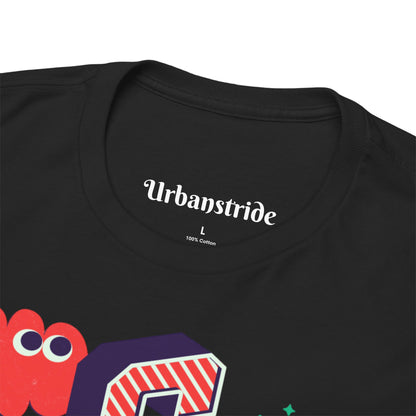 T-shirt con scritta "Create your magic"
