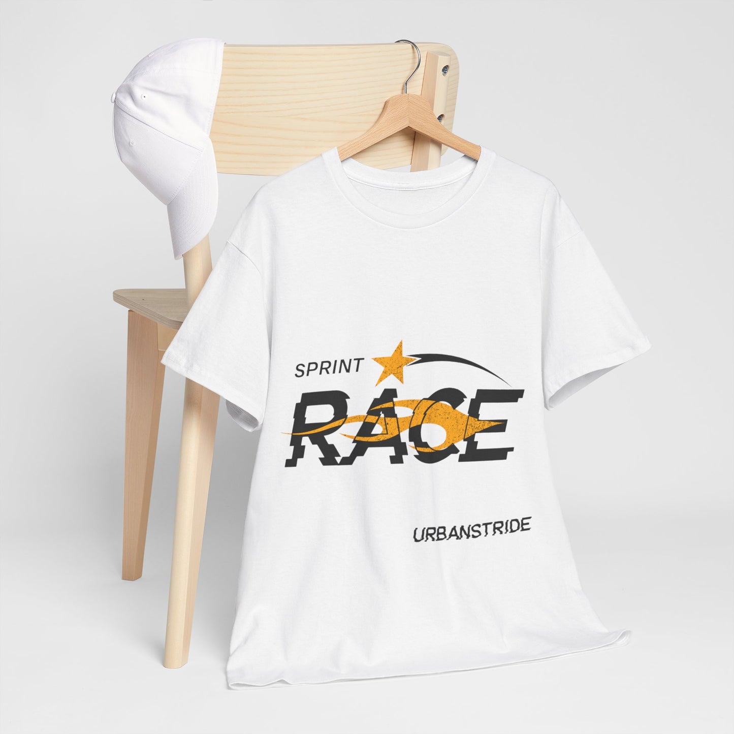 T-shirt con scritta "Spirit race"