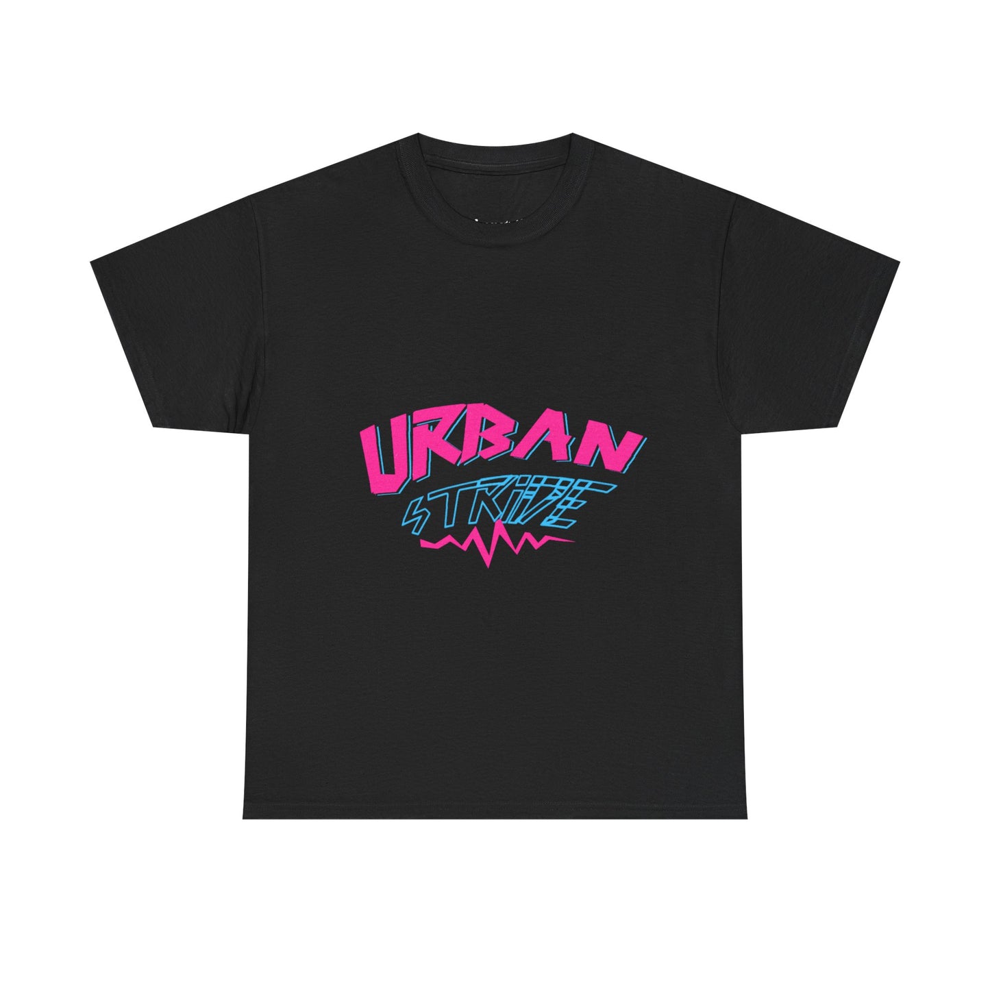 T-shirt con scritta "UrbanStride Neon Pulse"