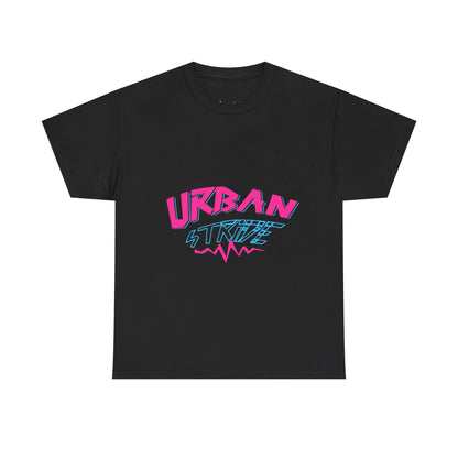 T-shirt con scritta "UrbanStride Neon Pulse"