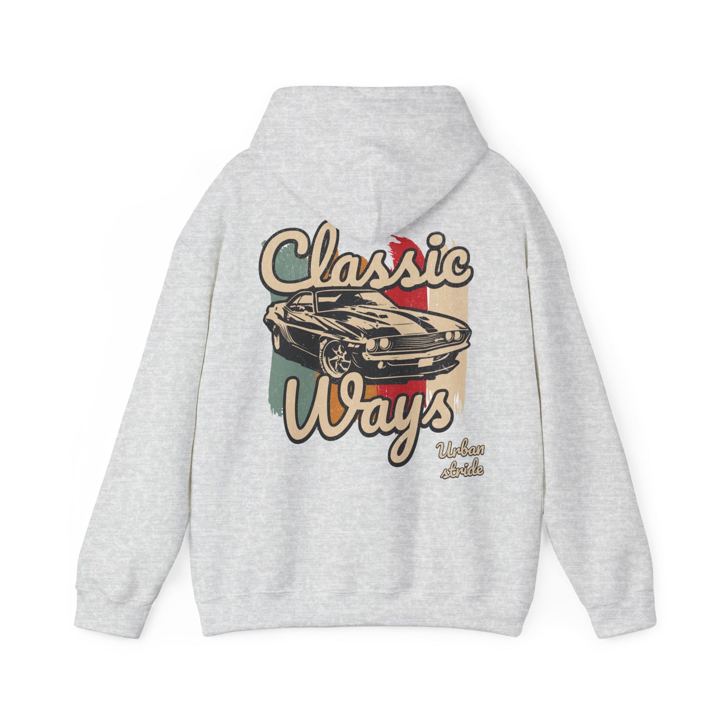 Felpa con scritta "Classic ways"