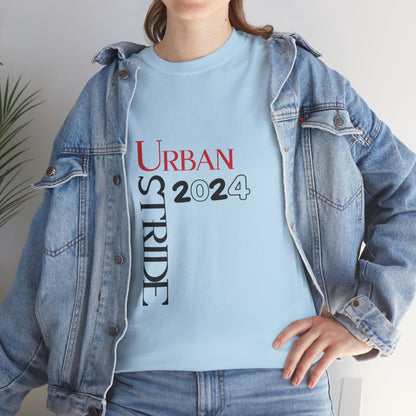T-shirt con scritta "Urbanstride" red & black