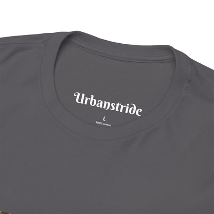 T-shirt con scritta "Sunshine feel good"
