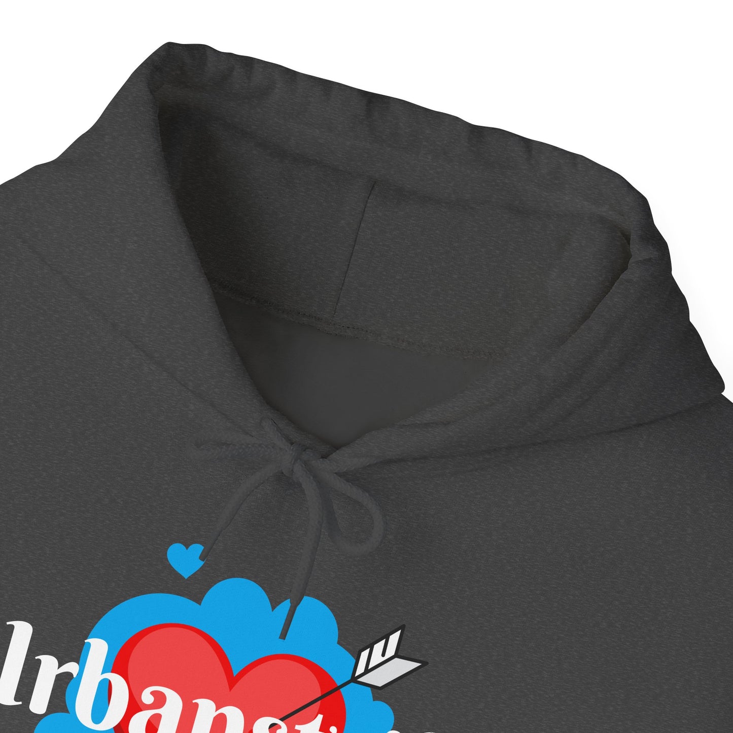 Felpa con logo "URBANSTRIDE" e cuore