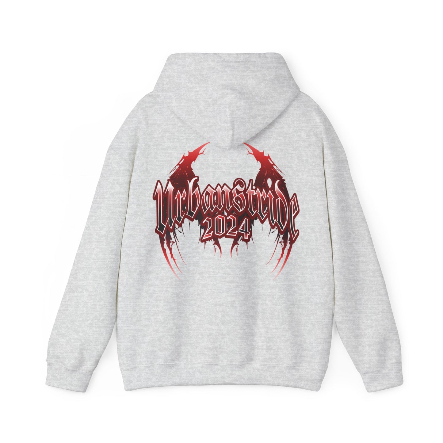 Felpa con scritta "Urbanstride 2024" red wings