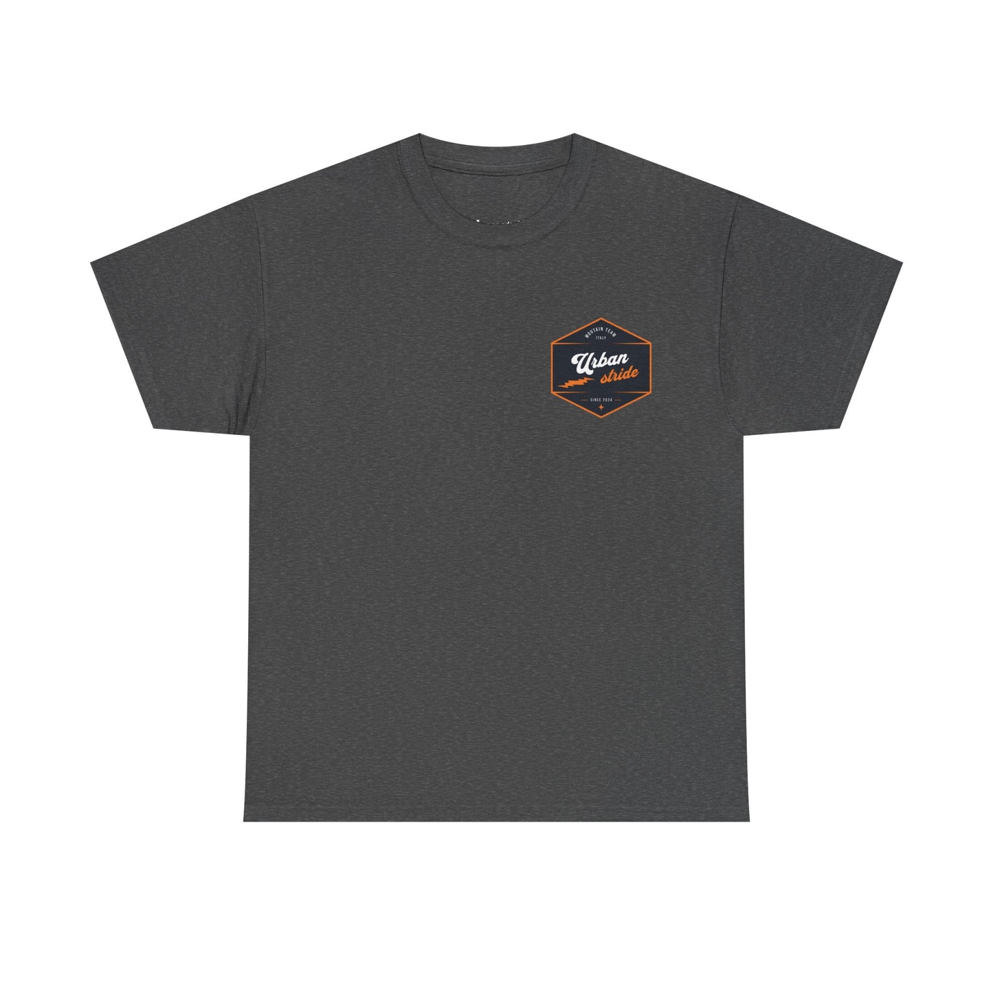 T-shirt Urban Stride® – Logo esagonale vintage in stile aviatore