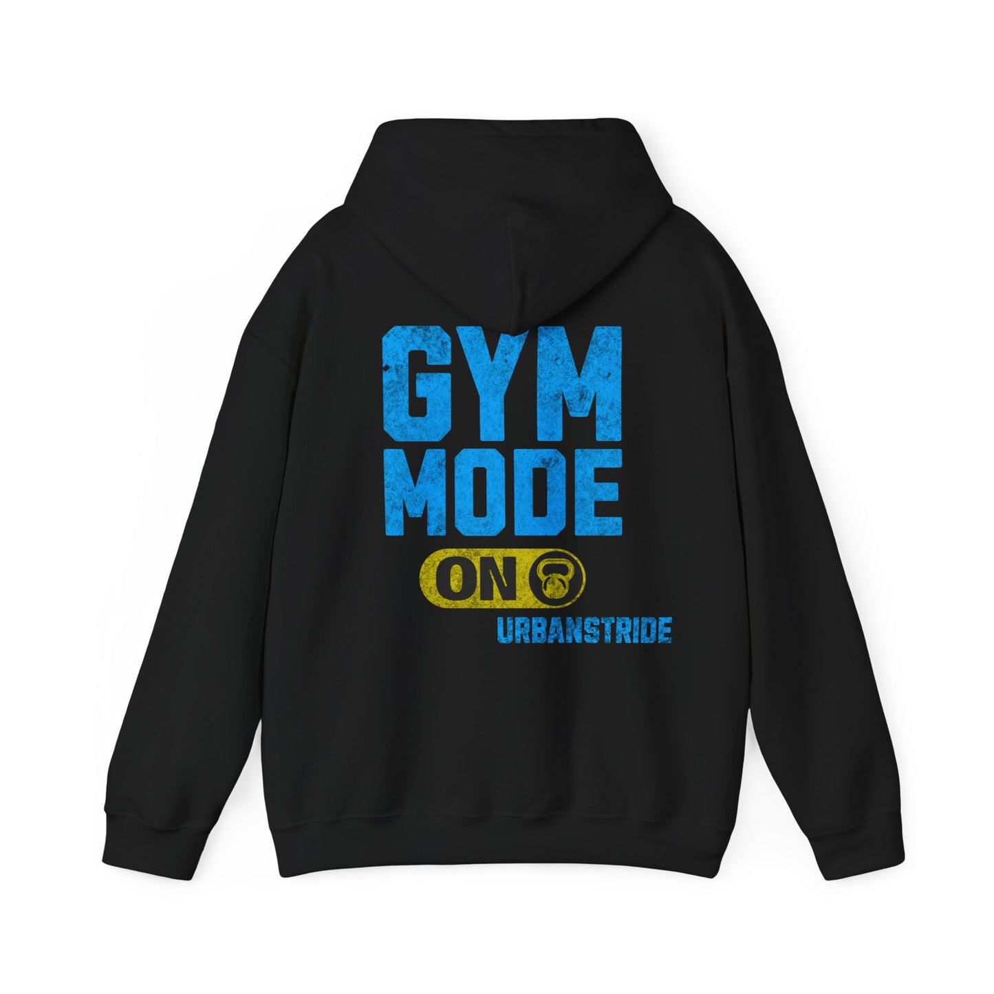 Felpa con scritta "Gym mode on"