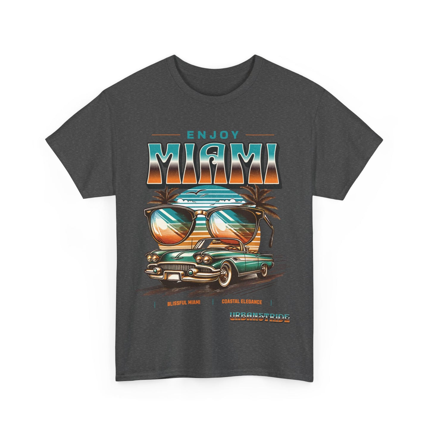 T-shirt con scritta" Enjoy Miami "