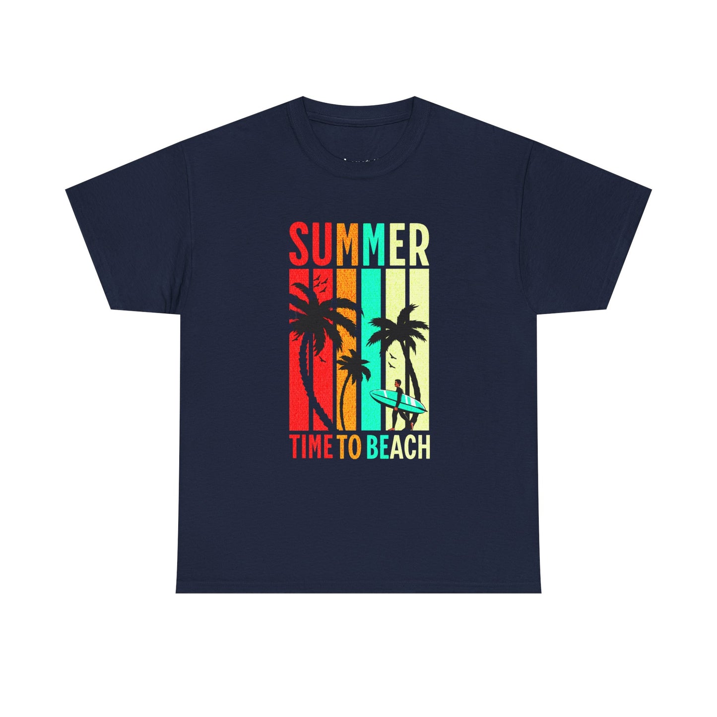 T-shirt con scritta " Summer time to the beach "